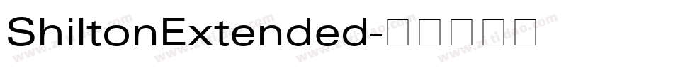 ShiltonExtended字体转换