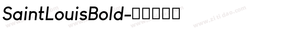 SaintLouisBold字体转换