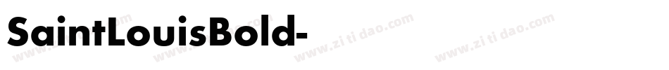 SaintLouisBold字体转换