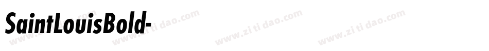 SaintLouisBold字体转换