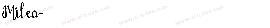 Milea字体转换