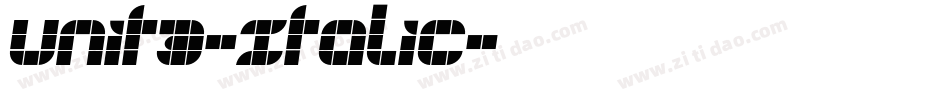Unit3-Italic字体转换