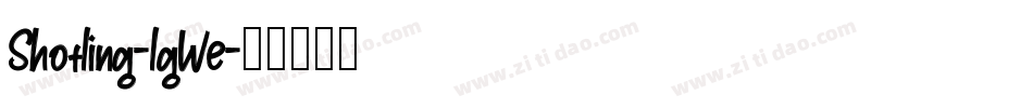 Shotling-lgWe字体转换