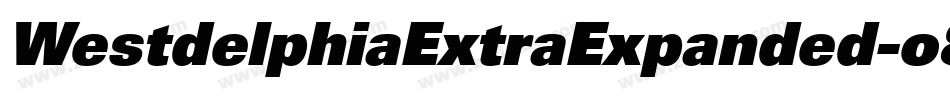 WestdelphiaExtraExpanded-o85o字体转换