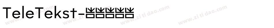 TeleTekst字体转换