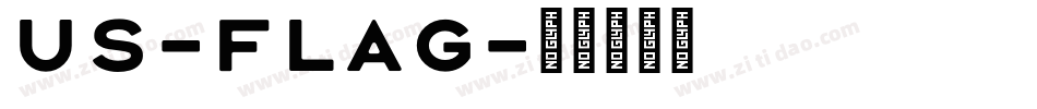 US-Flag字体转换