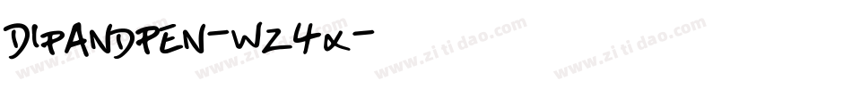 DipAndPen-wZ4x字体转换