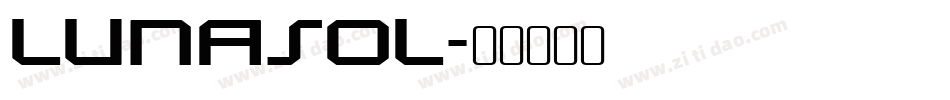 Lunasol字体转换