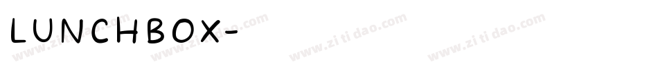 Lunchbox字体转换
