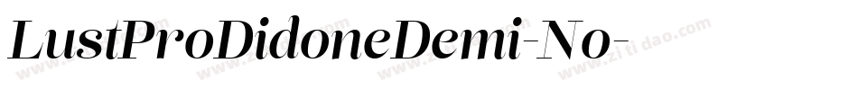LustProDidoneDemi-No字体转换