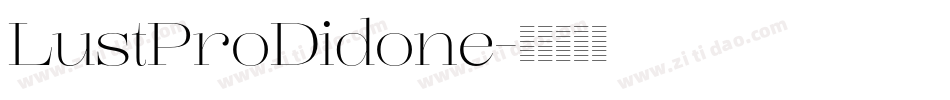 LustProDidone字体转换