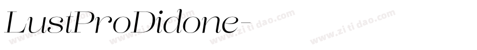 LustProDidone字体转换