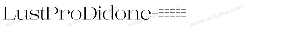 LustProDidone字体转换