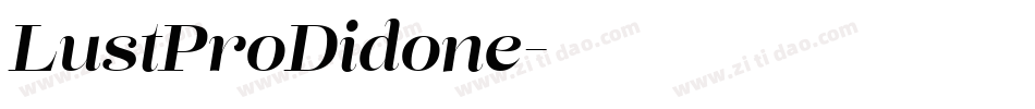 LustProDidone字体转换