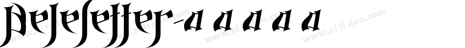 Bejeletter字体转换