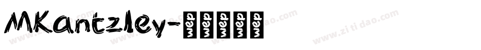 MKantzley字体转换