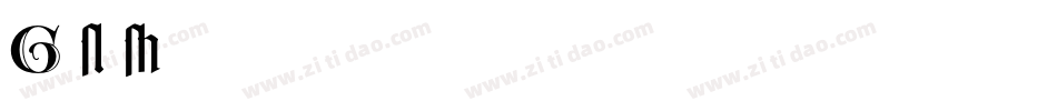Goudsanl字体转换