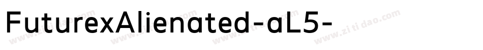 FuturexAlienated-aL5字体转换
