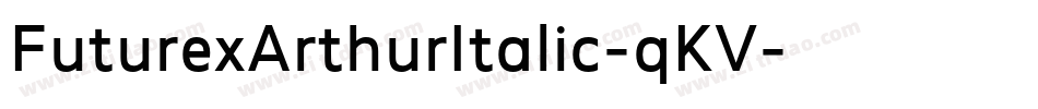FuturexArthurItalic-qKV字体转换