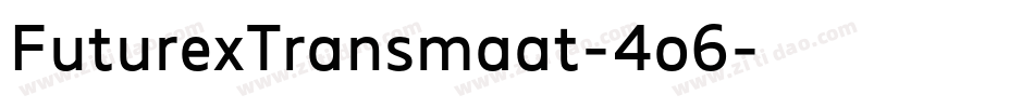 FuturexTransmaat-4o6字体转换