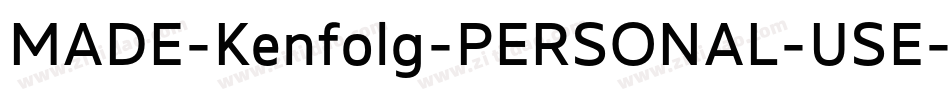 MADE-Kenfolg-PERSONAL-USE-2字体转换