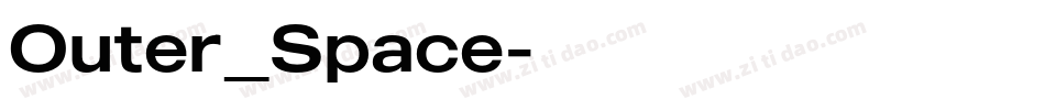 Outer_Space字体转换
