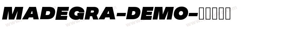 Madegra-DEMO字体转换