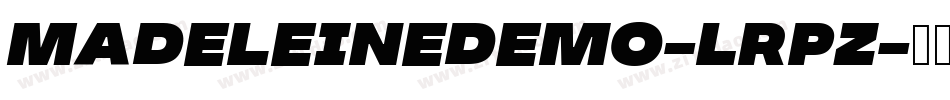 Madeleinedemo-LrpZ字体转换