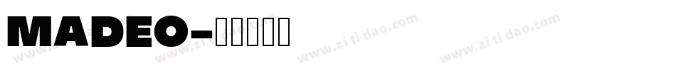 MADEO字体转换