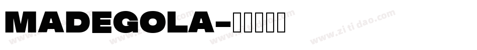 Madegola字体转换