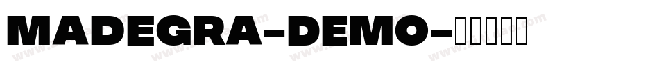 Madegra-DEMO字体转换