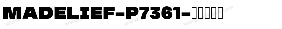 Madelief-p7361字体转换
