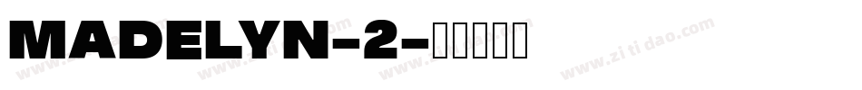 Madelyn-2字体转换