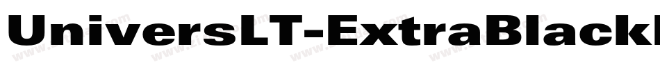 UniversLT-ExtraBlackExt字体转换