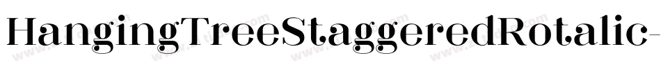 HangingTreeStaggeredRotalic-8MMgn字体转换