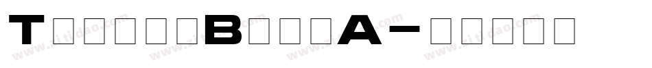 TypekaBoldA字体转换