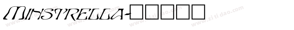 Minstrella字体转换