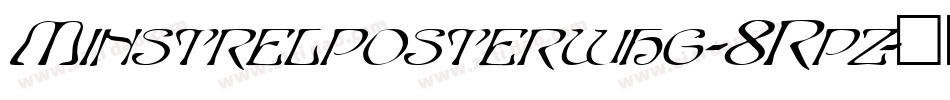 Minstrelposterwhg-8Rpz字体转换