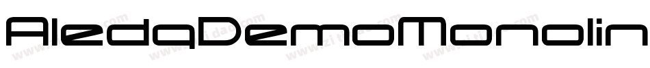 AledaDemoMonolineBold-vmnOZ字体转换
