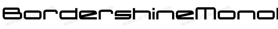 BordershineMonoline-Yzqxy字体转换