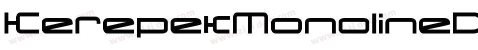 KerepekMonolineDemo-Rp9BE字体转换
