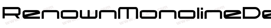 RenownMonolineDemo-l1KZ字体转换