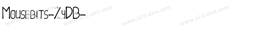 Mousebits-ZyDB字体转换