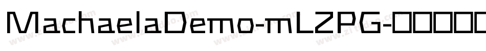 MachaelaDemo-mLZPG字体转换