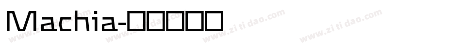 Machia字体转换