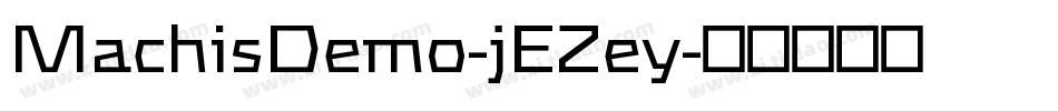 MachisDemo-jEZey字体转换