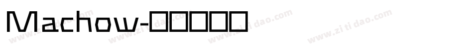 Machow字体转换