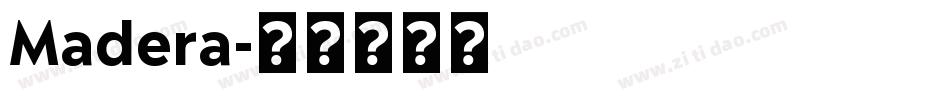 Madera字体转换