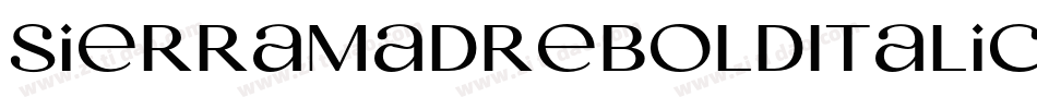 SierraMadreBoldItalic-jAl0字体转换