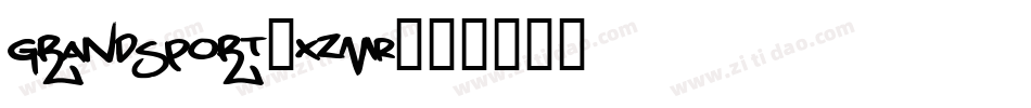 GrandSport-xzMR字体转换